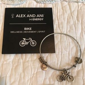 ALEX & ANI - bicycle charm bangle